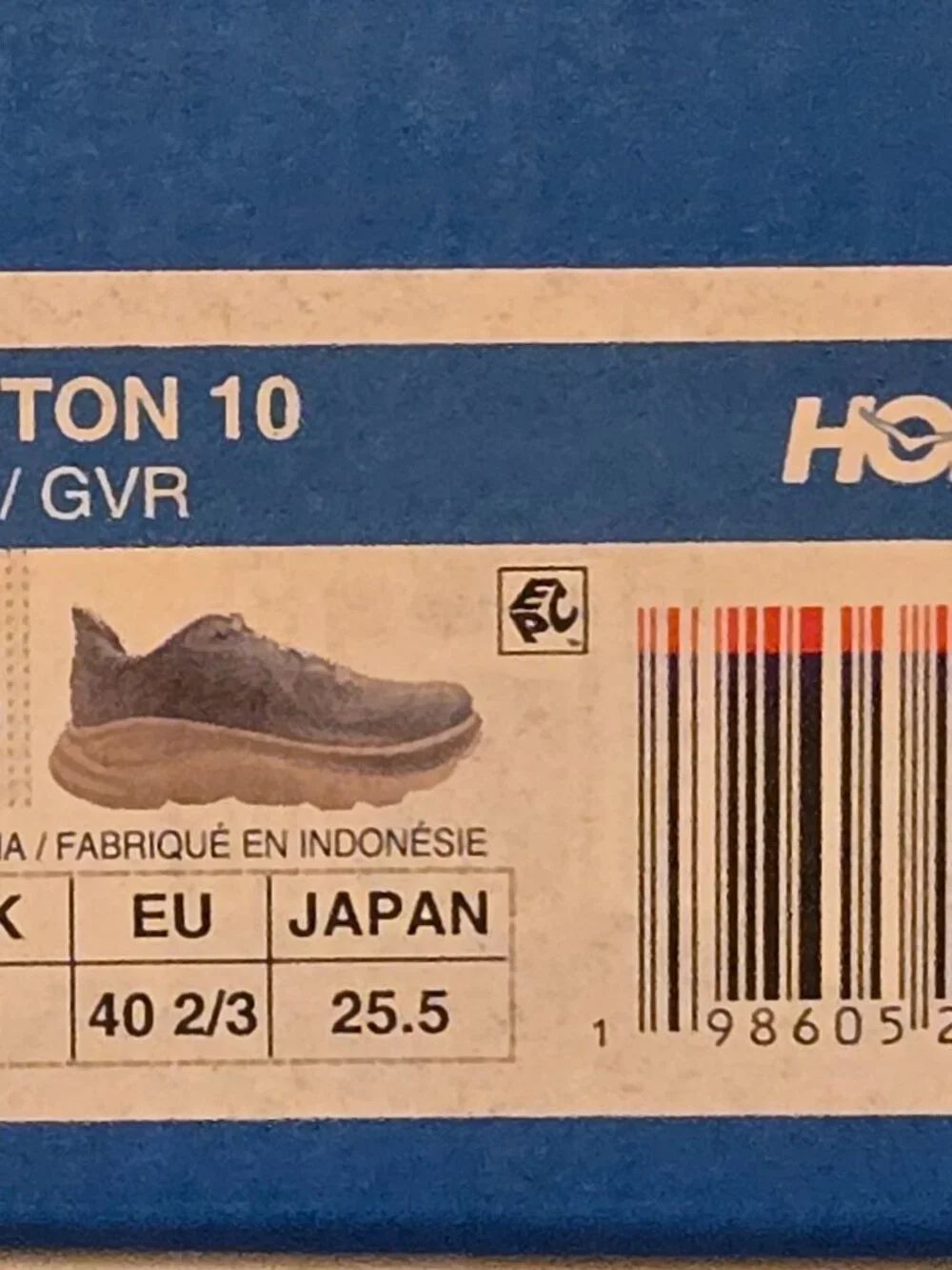 Hoka Women's Clifton 10 Running Shoes Size 9 New